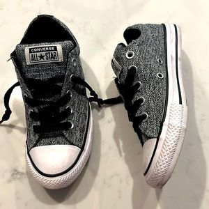 Kids Converse All Star slip on sneakers, Sz 2